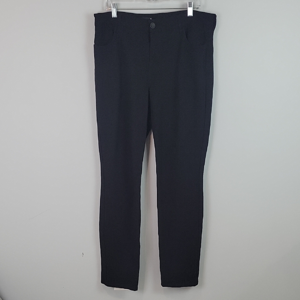 Kut from the Kloth Diana Skinny black pants size 16